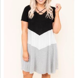 Chic Soul Plus Sized flowy dress